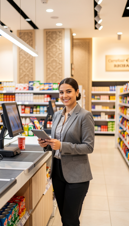 labelvie carrefour superviseur caisse